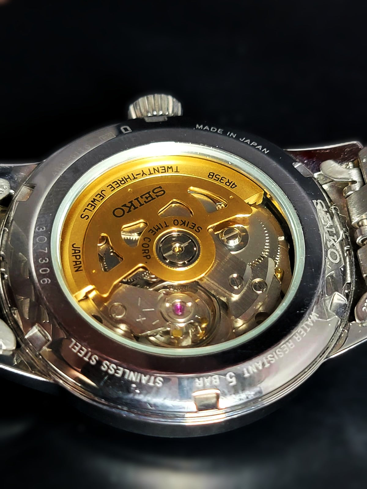 Seiko Presage Automatic Silver Dial Stainless Steel Men's Watch SRPB77