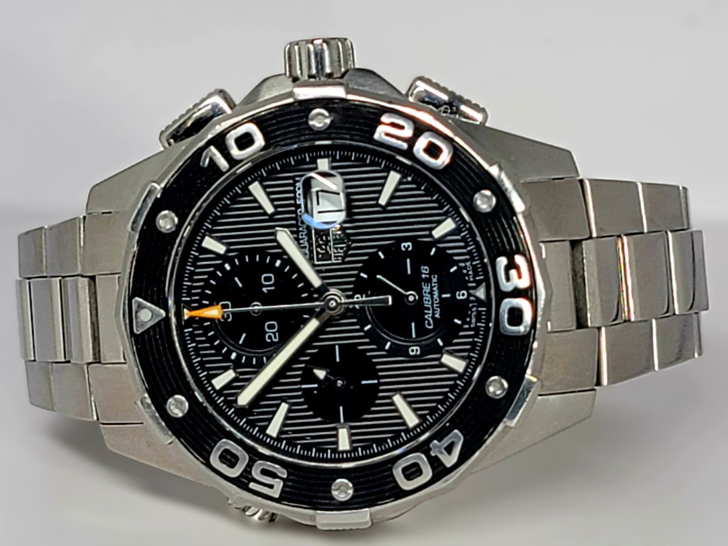 Tag Heuer Aquaracer CAJ2110 Automatic Chronograph Dive Sport Wrist Watch w/Box