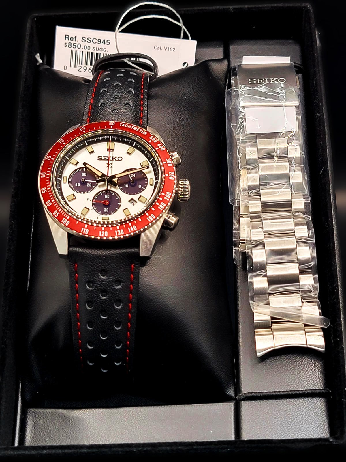 Seiko Prospex Speedtimer Solar Chronograph - U.S. Special Edition Box Set - SSC945