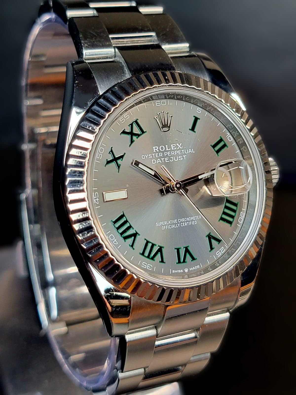 Rolex Datejust 41, Oystersteel and 18k White Gold, 41mm, Ref# 126334-0021