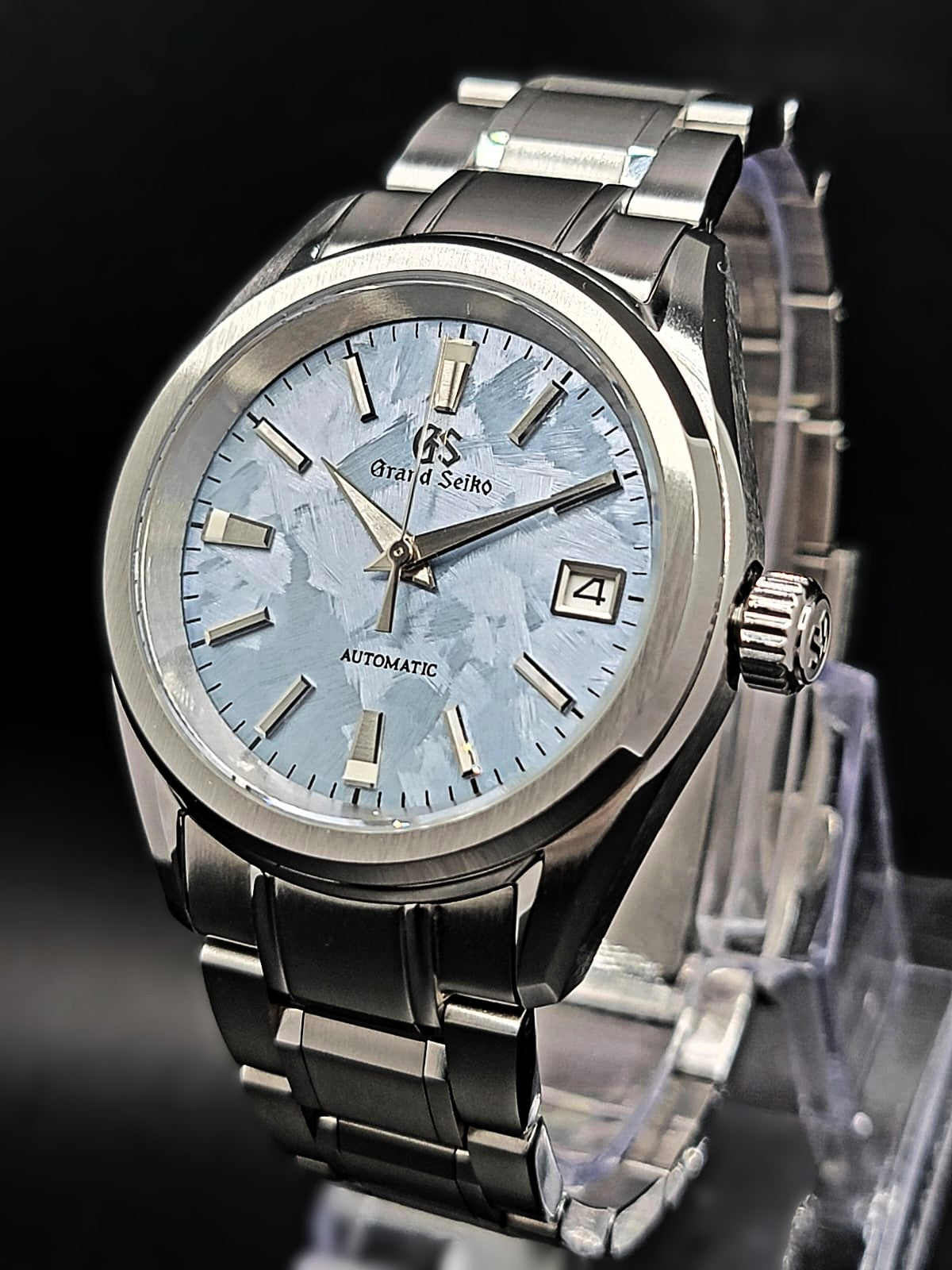 **LIMITED RUN** CUSTOM MOD GRAND SEIKO SHUNBUN - ICE BLUE 38MM NH35 AUTO EXHIBITION CASEBACK **BUILD TO ORDER, SERIOUS INQUIRIES ONLY PLEASE!**
