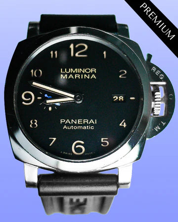 Panerai Luminor Marina 1950 3 Days 44MM Black Dial Rubber Strap (PAM01359)