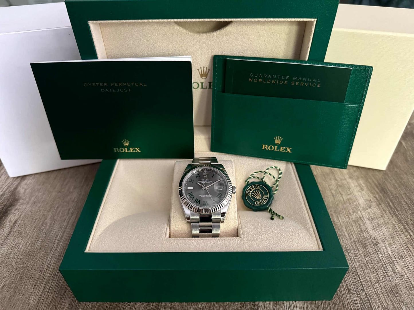 Rolex Datejust 41, Oystersteel and 18k White Gold, 41mm, Ref# 126334-0021