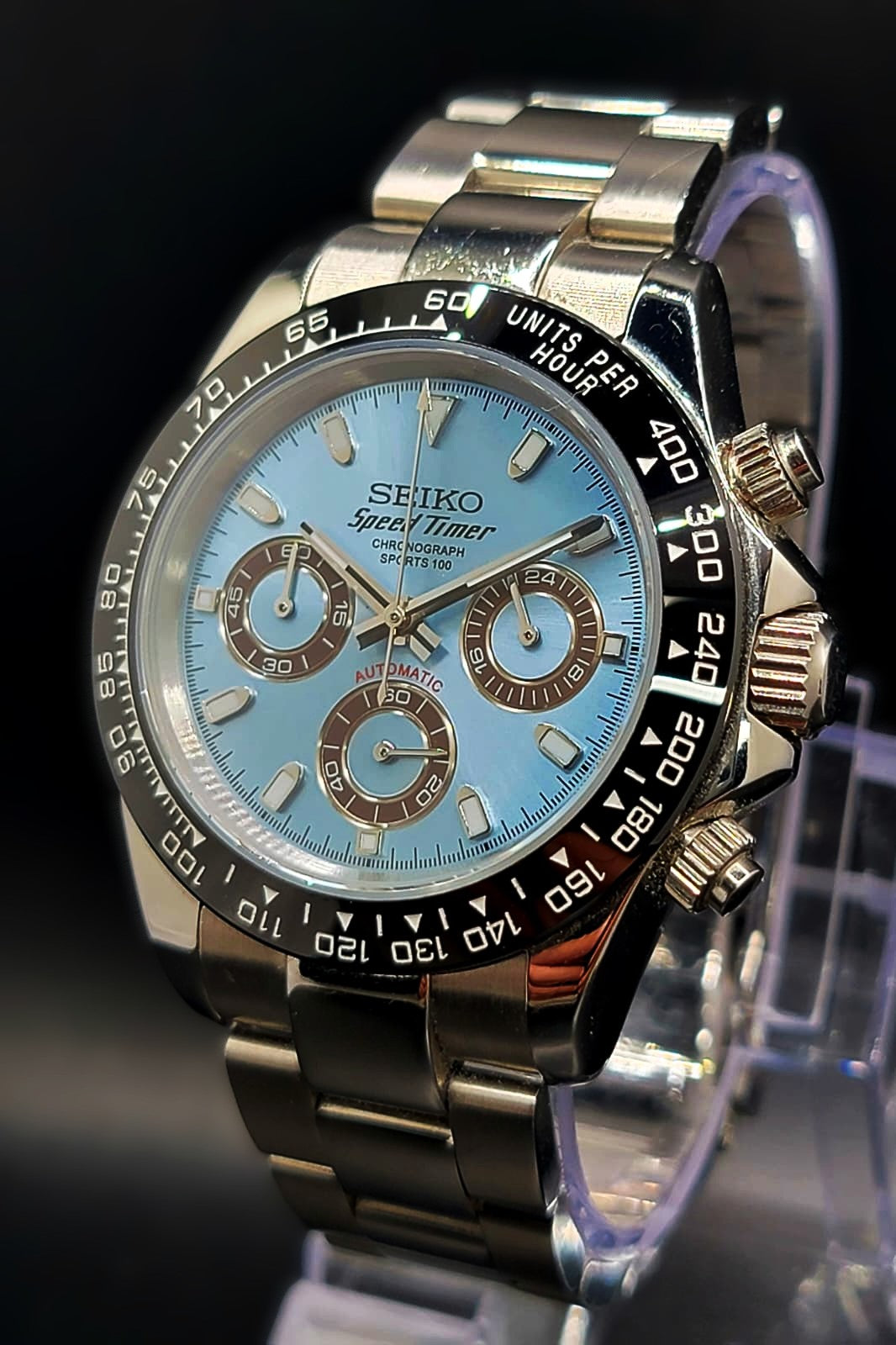 SEIKO BLUE SPEEDTIMER CHRONO