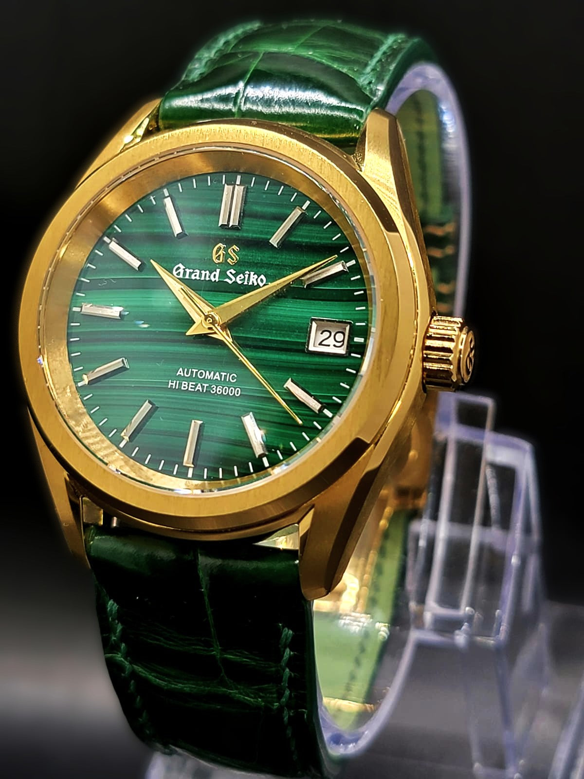 **BRAND NEW PREMIER** CUSTOM MOD 38MM (GRAND SEIKO NATURES GREENSCAPE) NATURAL STONE DIAL AUTOMATIC NEW **BUILD TO ORDER, SERIOUS INQUIRES ONLY PLEASE**