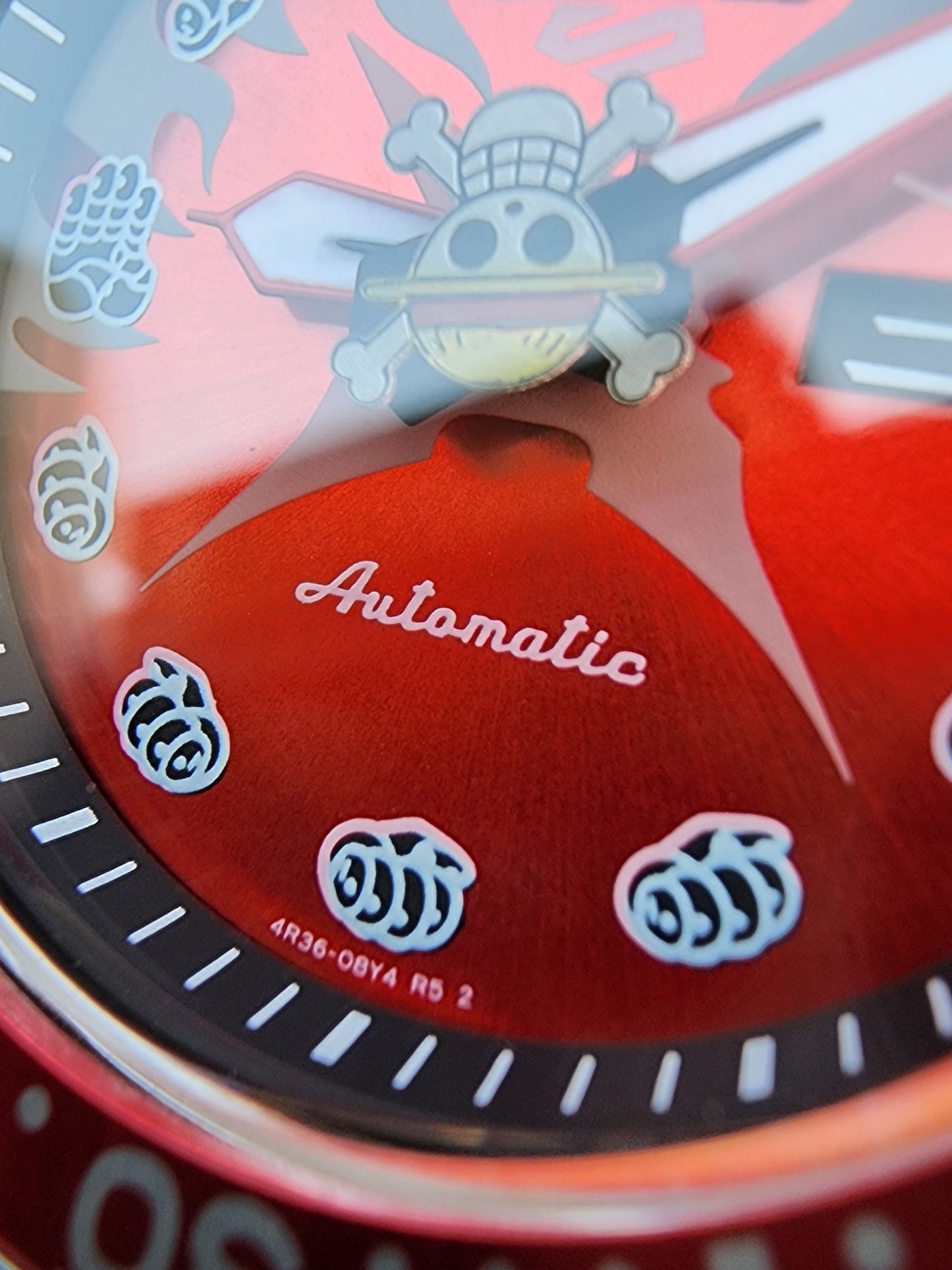 CUSTOM Mod4Thai (Boundman Gear 4th) RED Dial Custom Engraving Back NEW