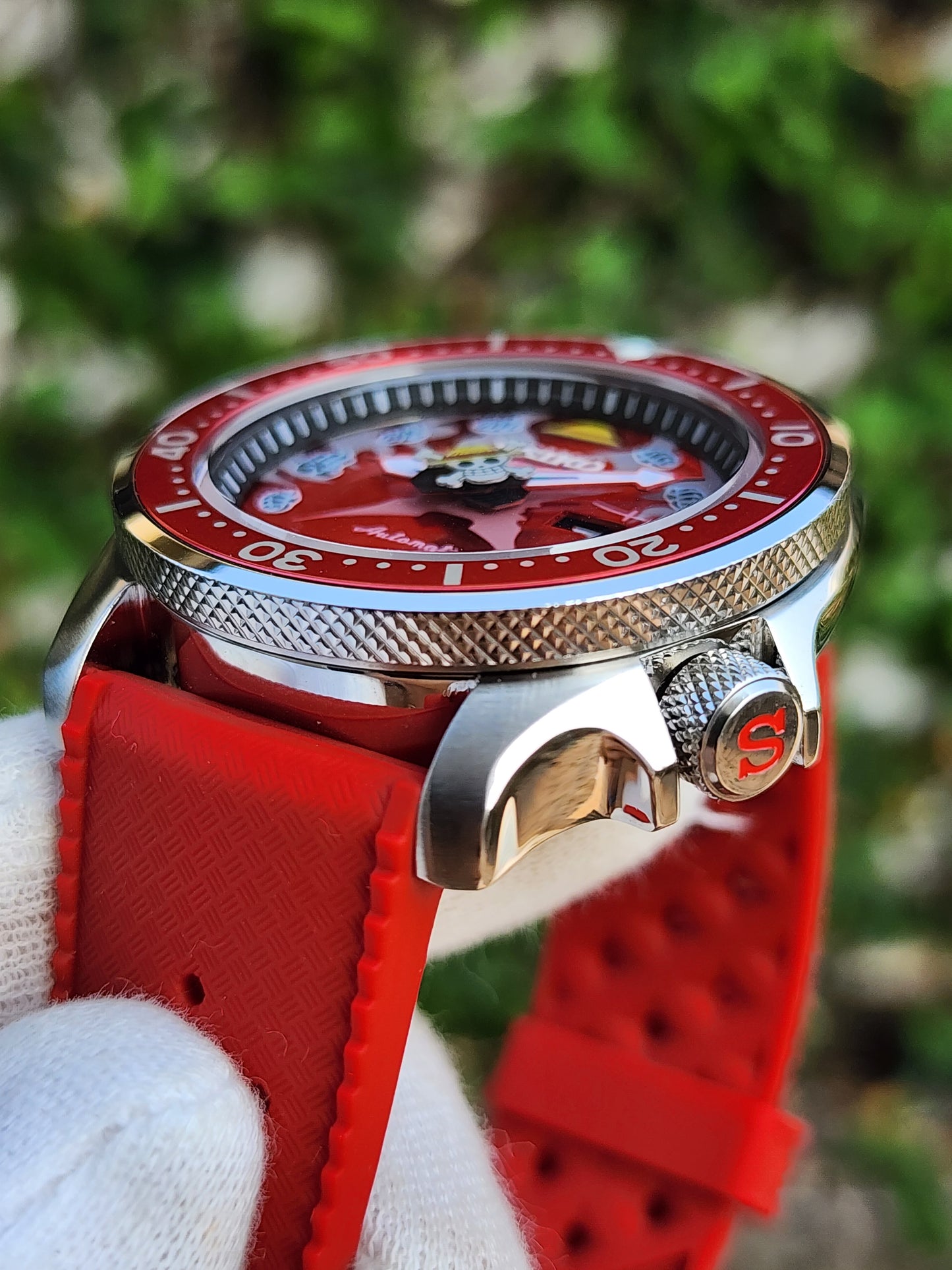 CUSTOM Mod4Thai (Boundman Gear 4th) RED Dial Custom Engraving Back NEW