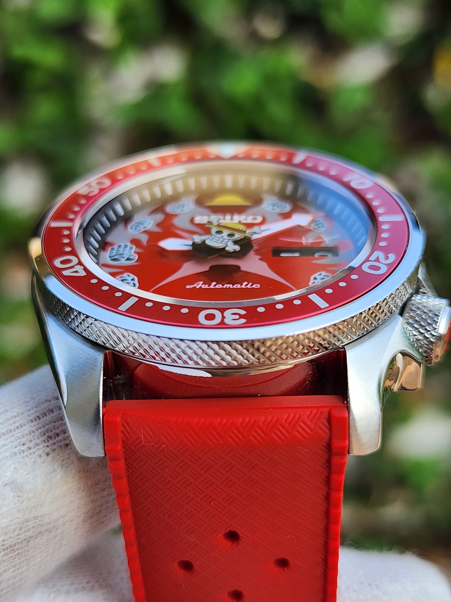 CUSTOM Mod4Thai (Boundman Gear 4th) RED Dial Custom Engraving Back NEW