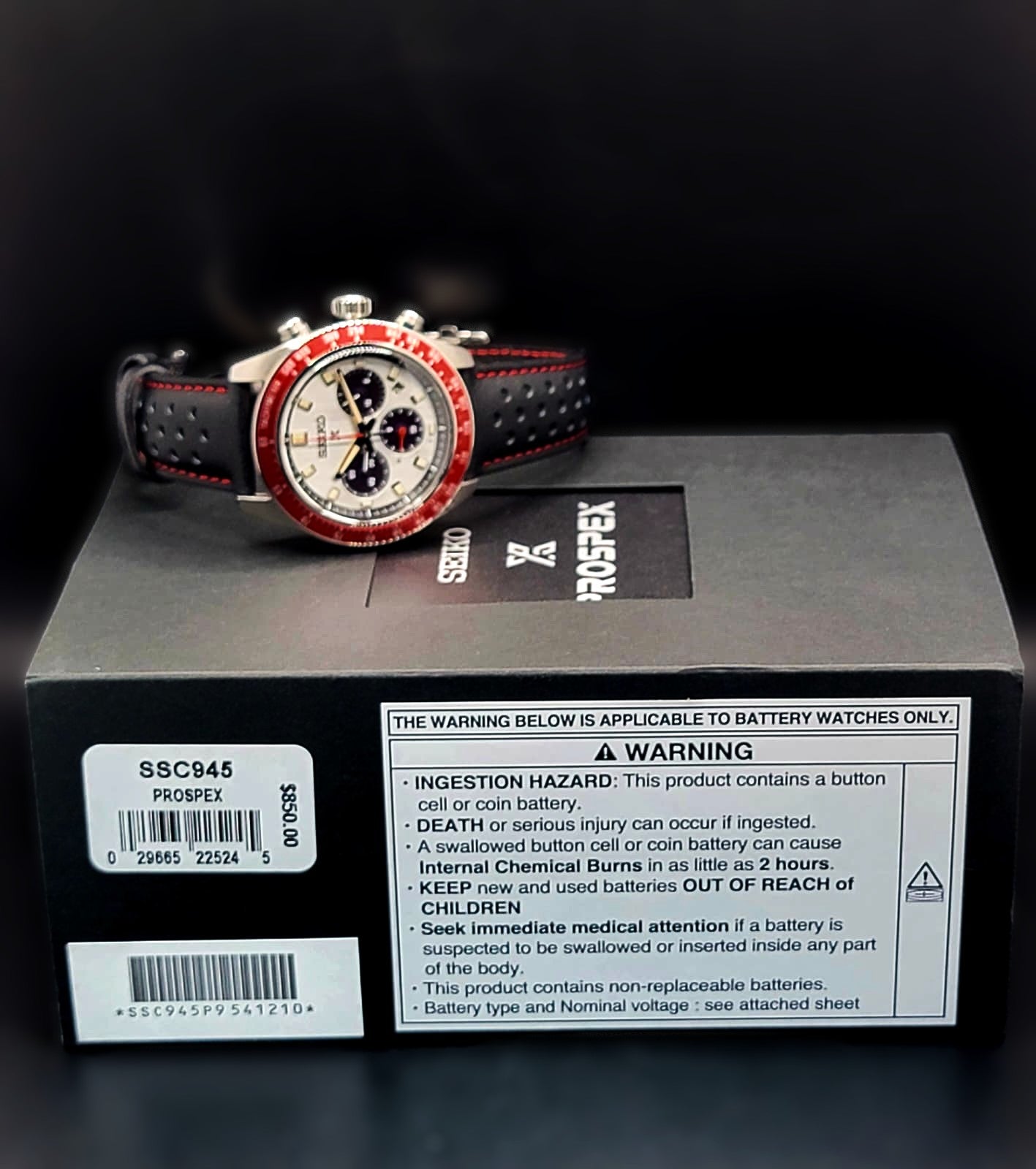 Seiko Prospex Speedtimer Solar Chronograph - U.S. Special Edition Box Set - SSC945