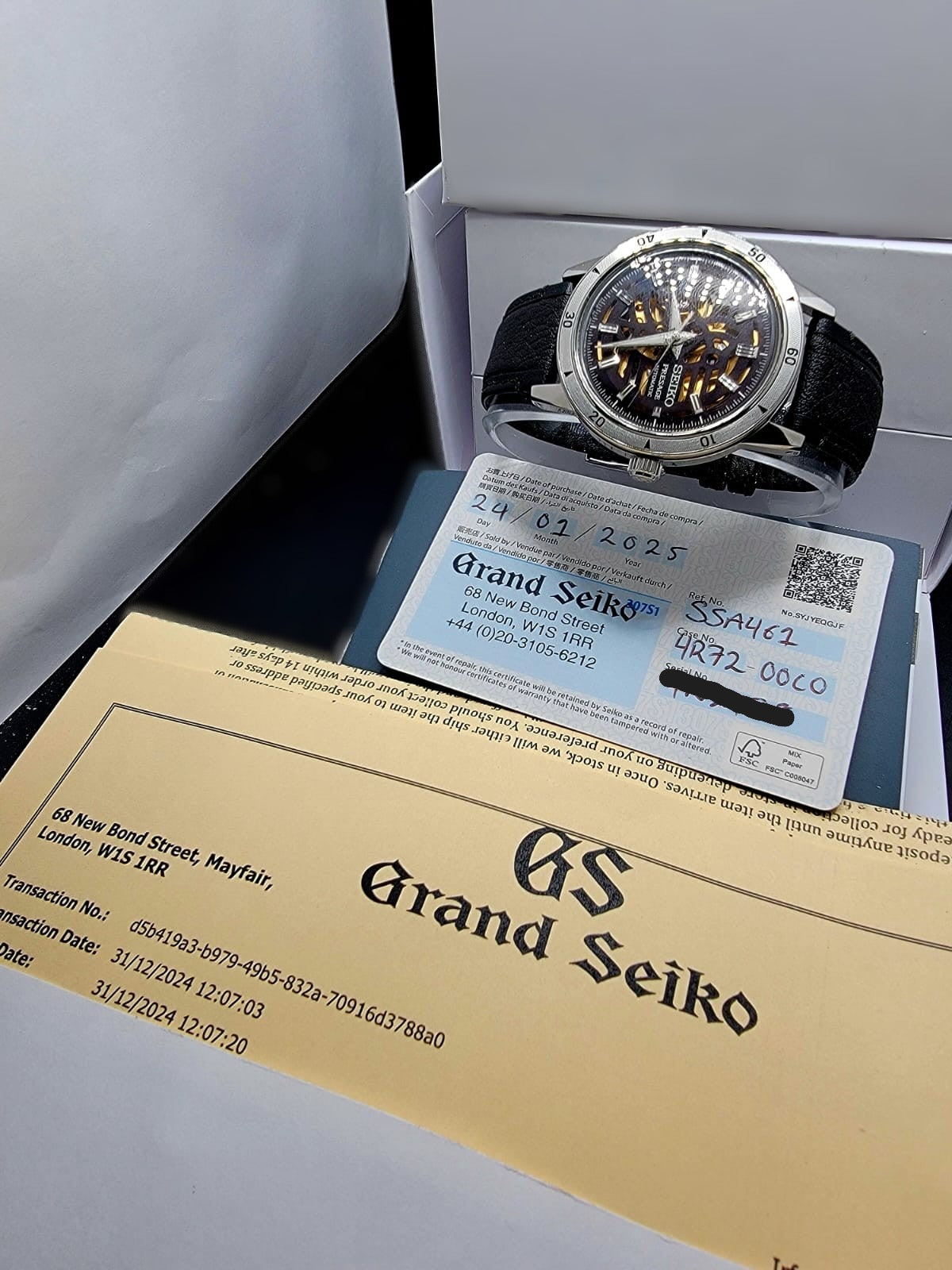 BRAND NEW 2024 SEIKO PRESAGE SSA461J UK EDITION STYLE60'S BIKER 40mm 4R72 MVMNT