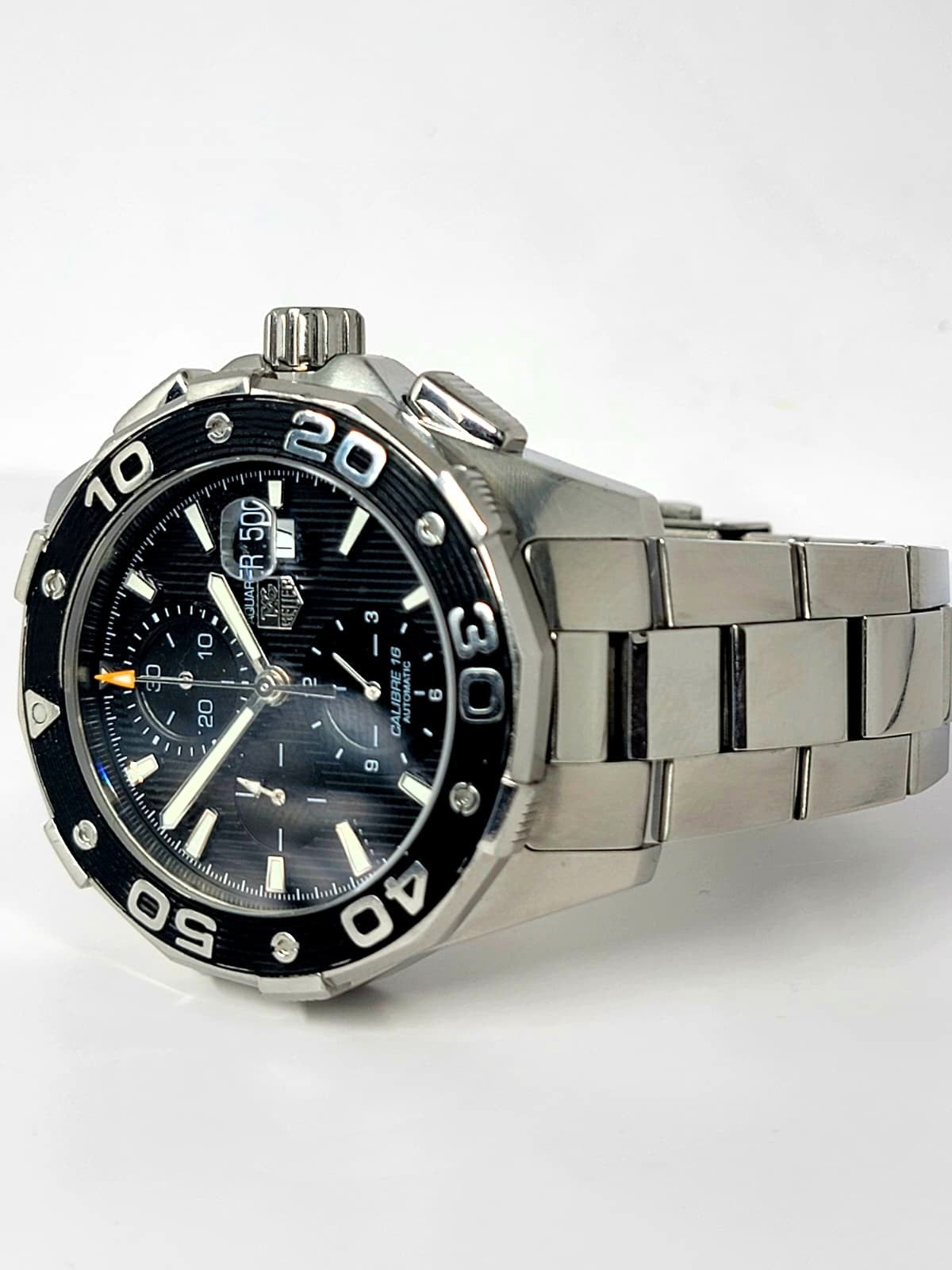 Tag Heuer Aquaracer CAJ2110 Automatic Chronograph Dive Sport Wrist Watch w/Box