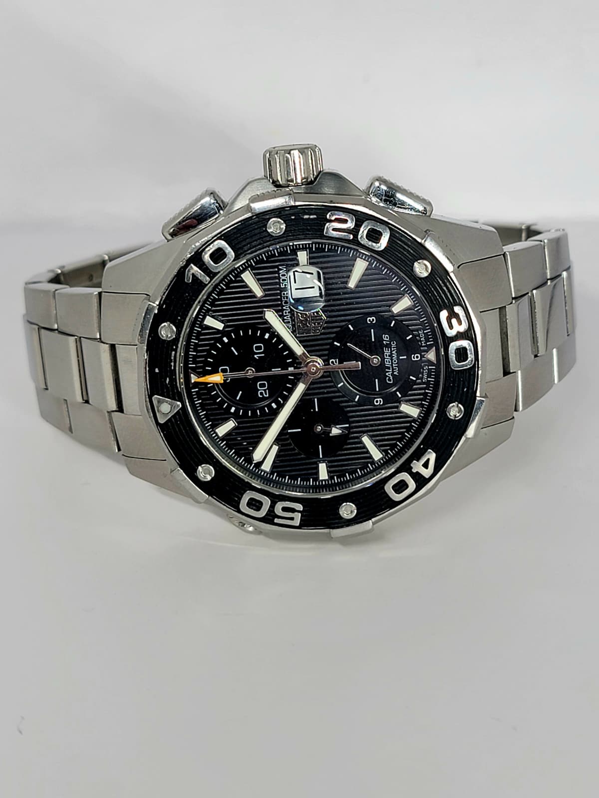 Tag Heuer Aquaracer CAJ2110 Automatic Chronograph Dive Sport Wrist Watch w/Box