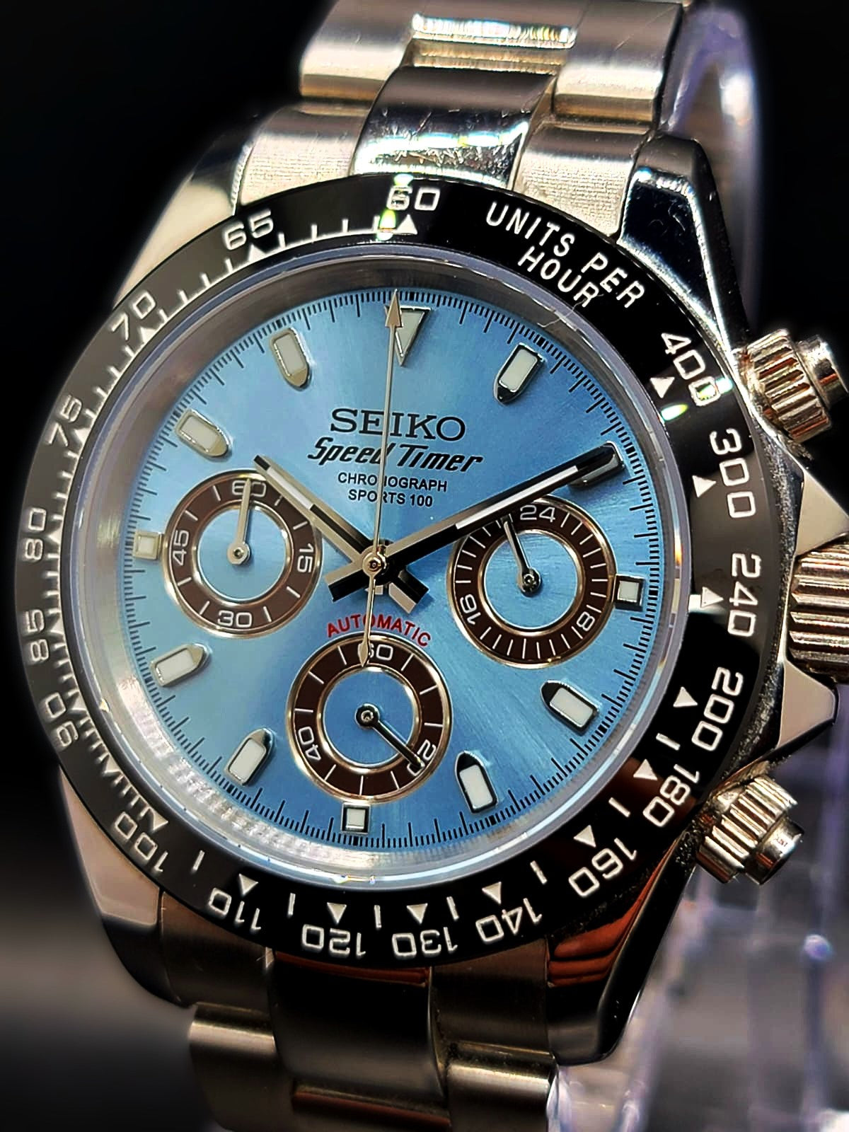 SEIKO BLUE SPEEDTIMER CHRONO