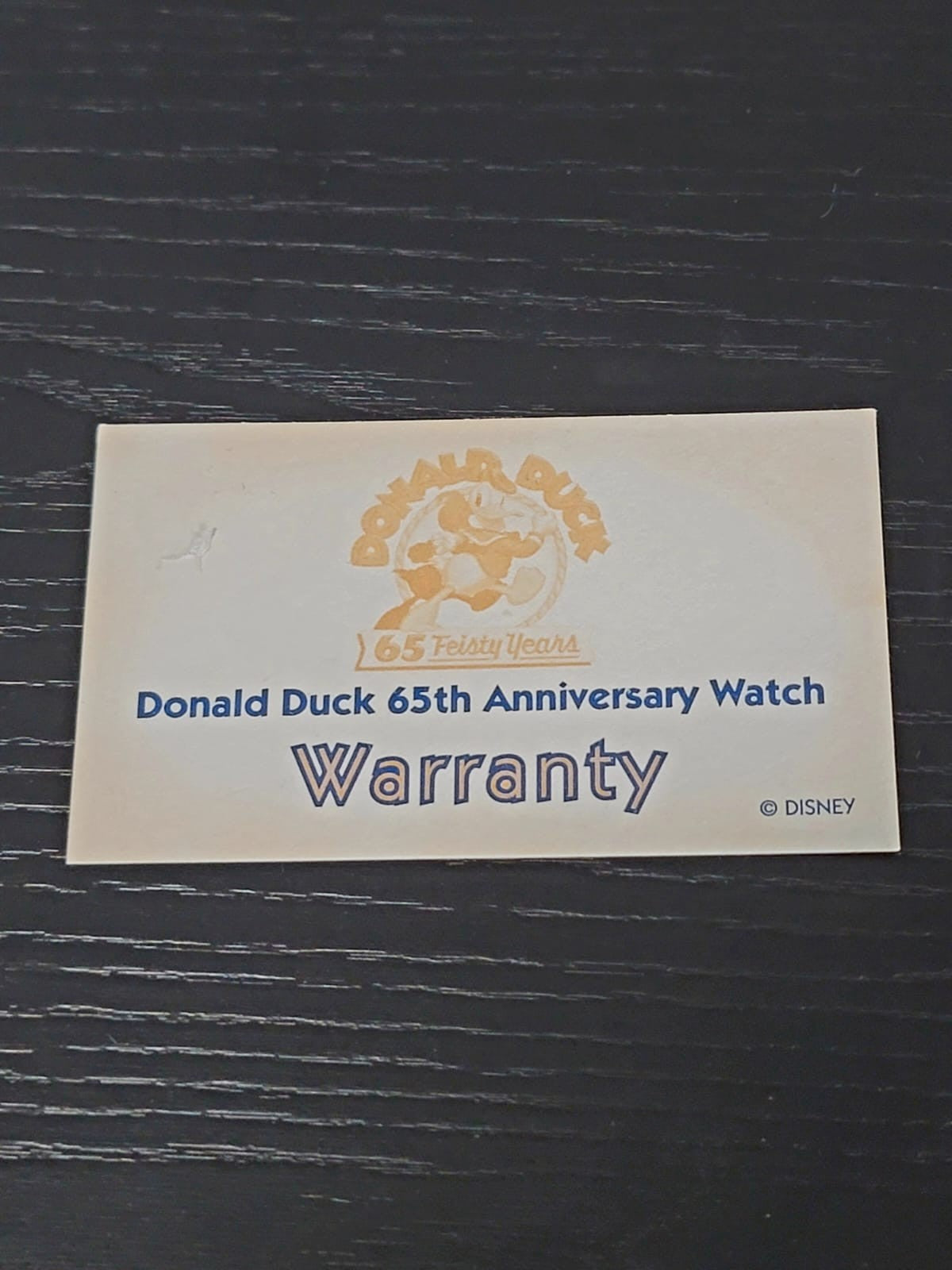 Disney Donald Duck Pocket Watch 65Th Anniversary LIMITED EDITION #0870 / 1934 NEW