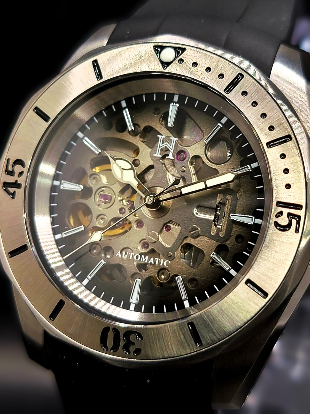 HUIZEN 42MM SKELATON DIAL