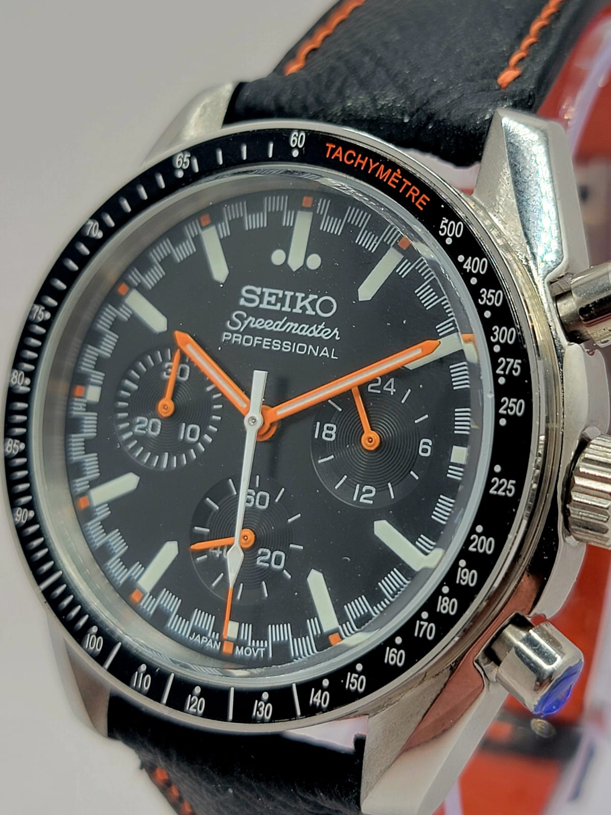 Custom MOD 40mm Speed Racing Homage Watch w/ VK63 Chronograph Mvmnt Mens