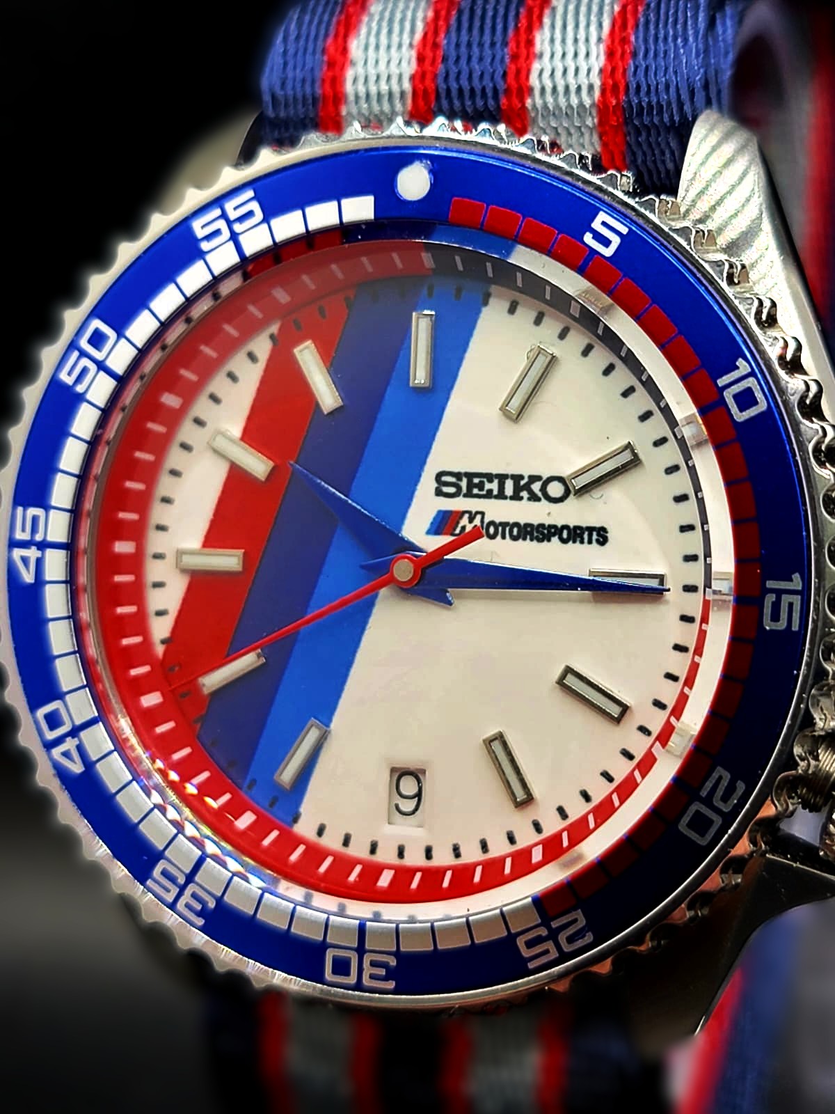 SEIKO MOTORSPORTS CUSTOM MOD Automatic on NATO