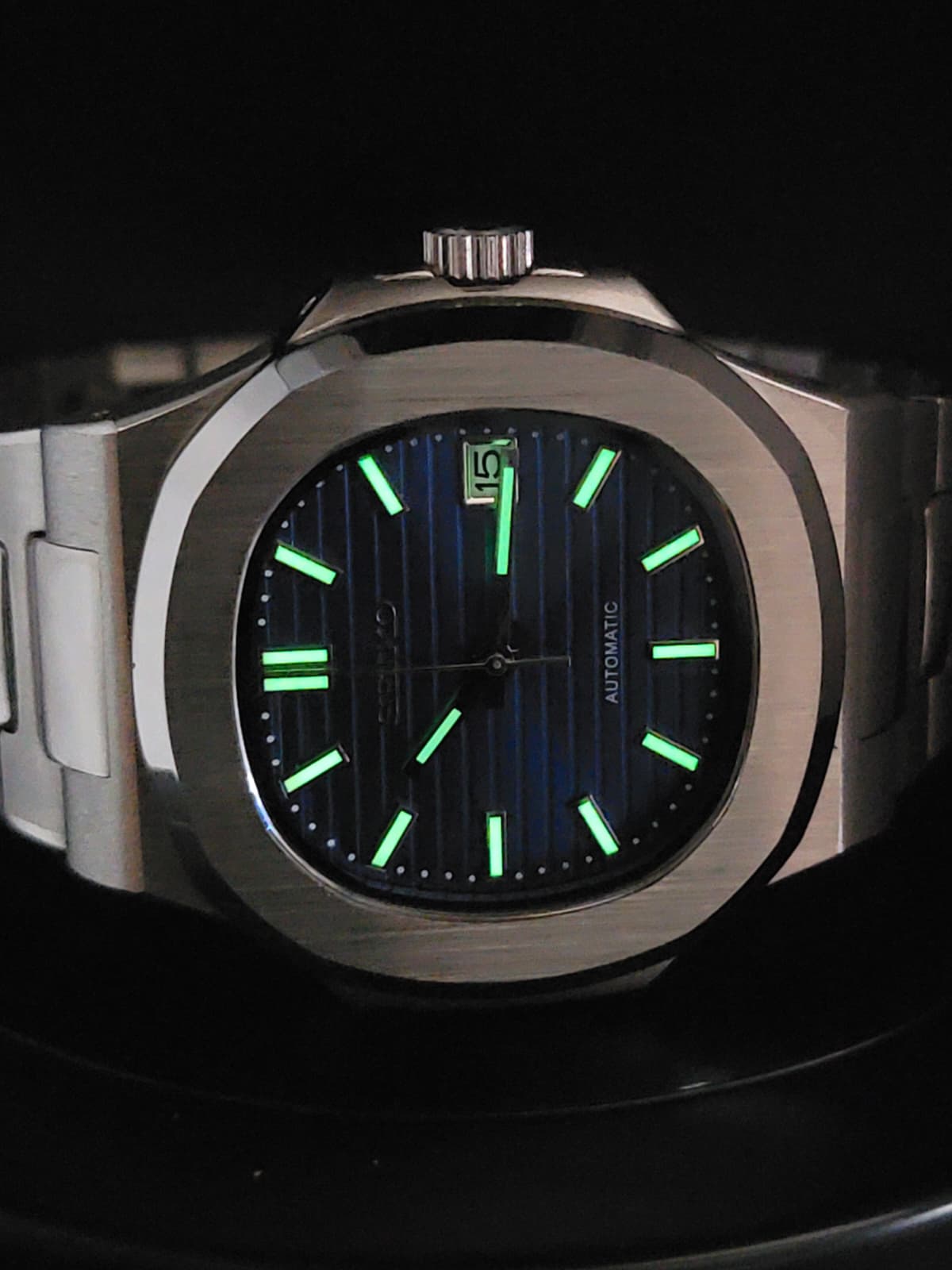 CUSTOM SEIKO NAUTILUS MOD WATCH Automatic Movement