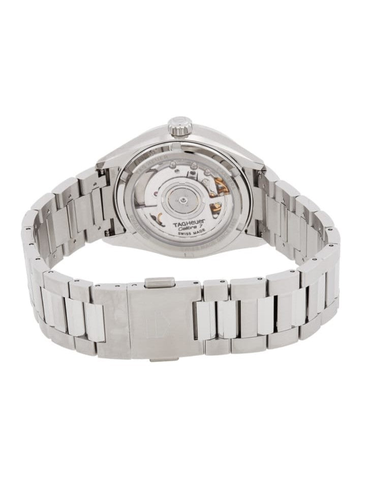 BRAND NEW TAG Heuer Carrera Date Watch Pink Dial Steel Bracelet, 36mm