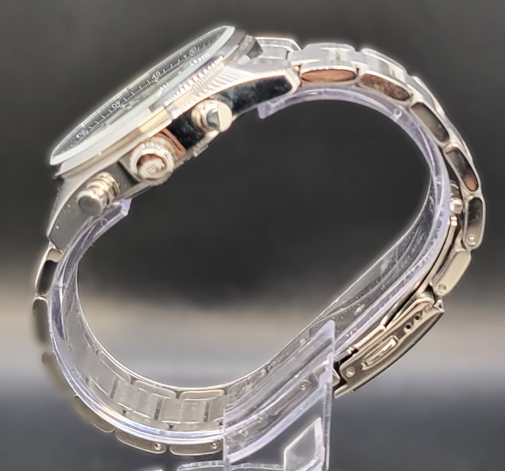 Orient Sporty Neo 70's Neo Seventees Solar Panda Wristwatch, Dark Gray