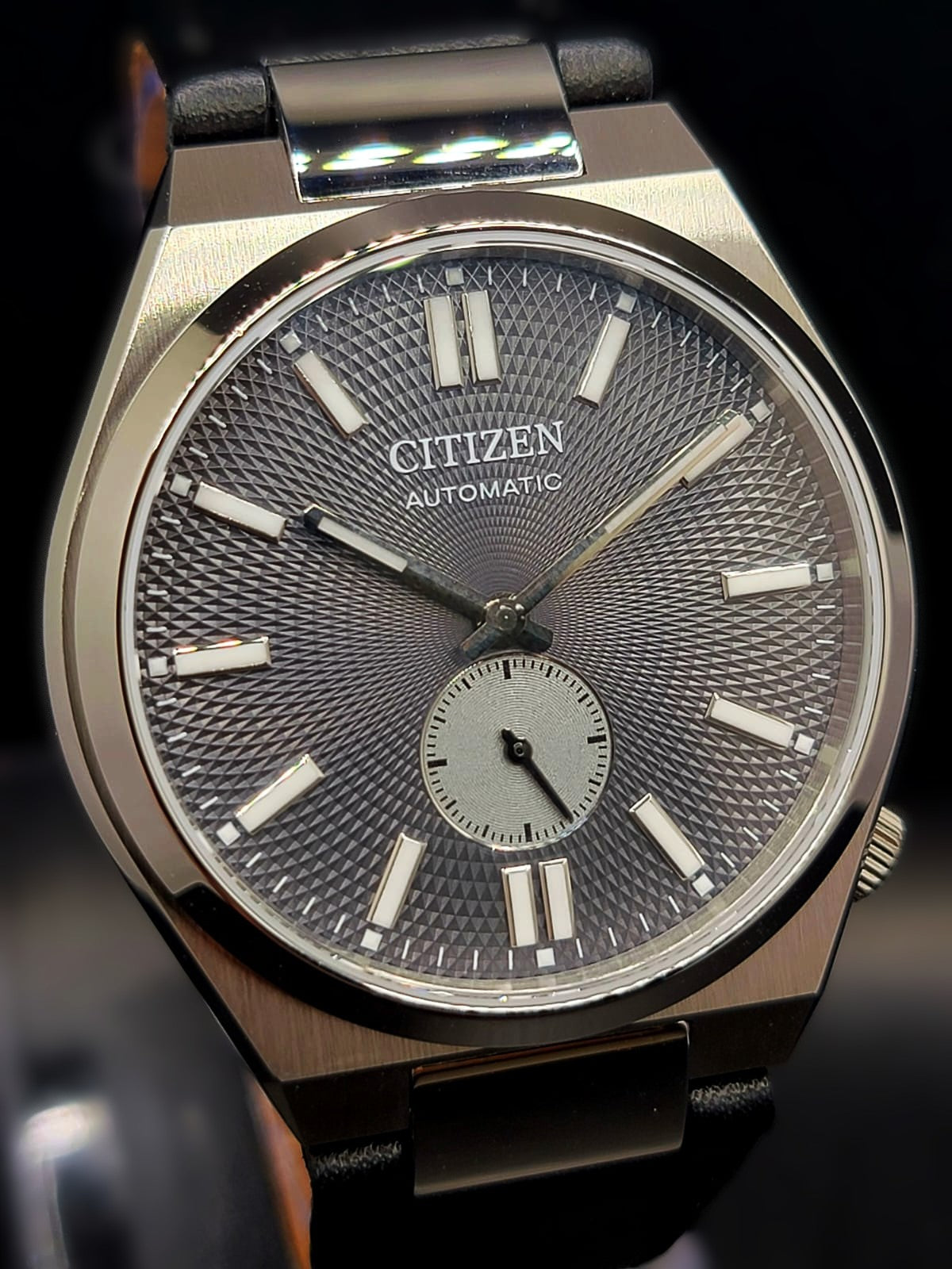 Citizen Black Mens Analogue Watch Tsuyosa NK5010-01H