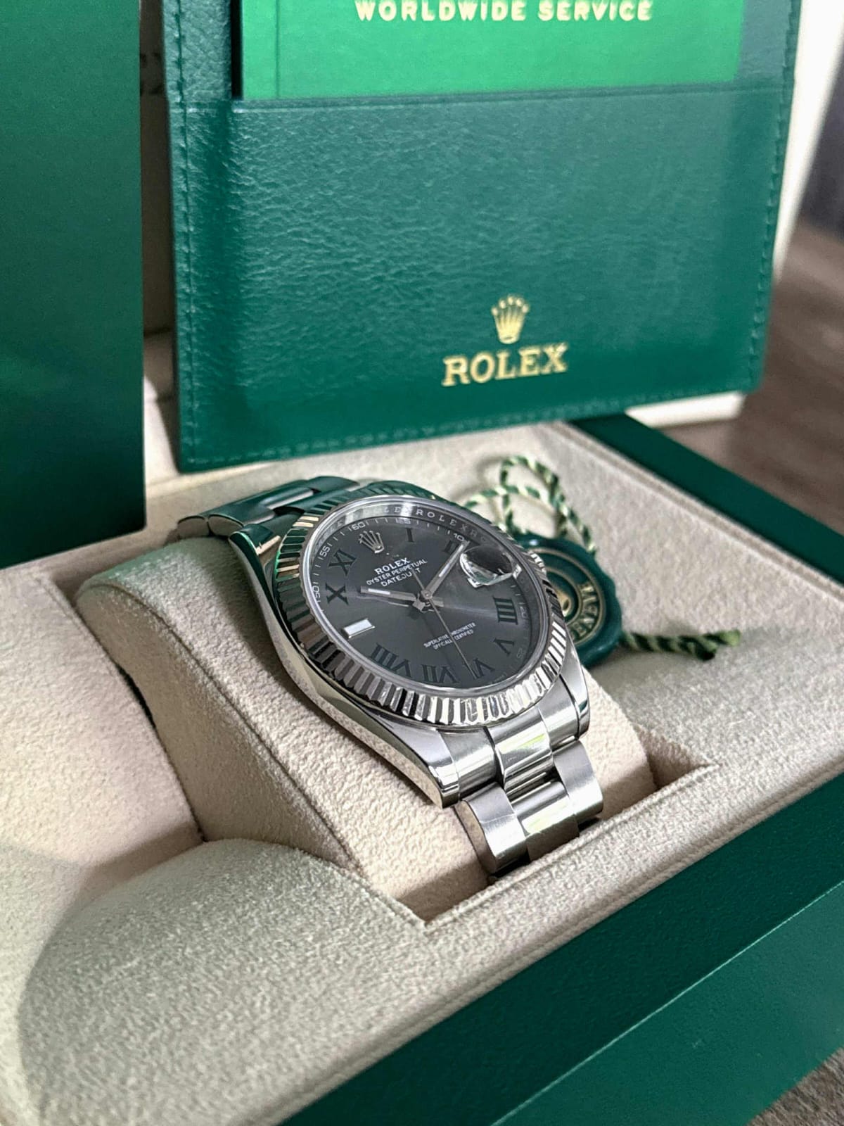 Rolex Datejust 41, Oystersteel and 18k White Gold, 41mm, Ref# 126334-0021