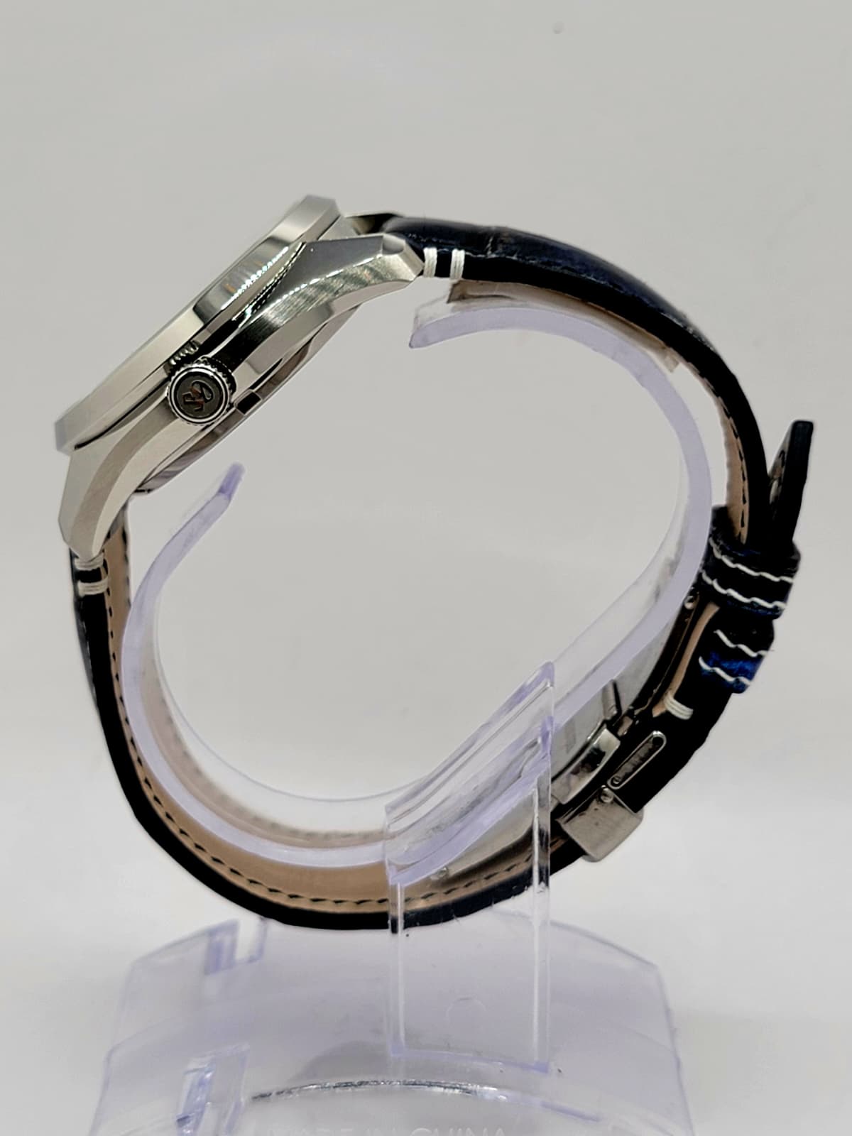 CUSTOM MOD Grand Seiko Shunbun Series with L.E. Hand Made Galaxy Blue Leather - Automatic