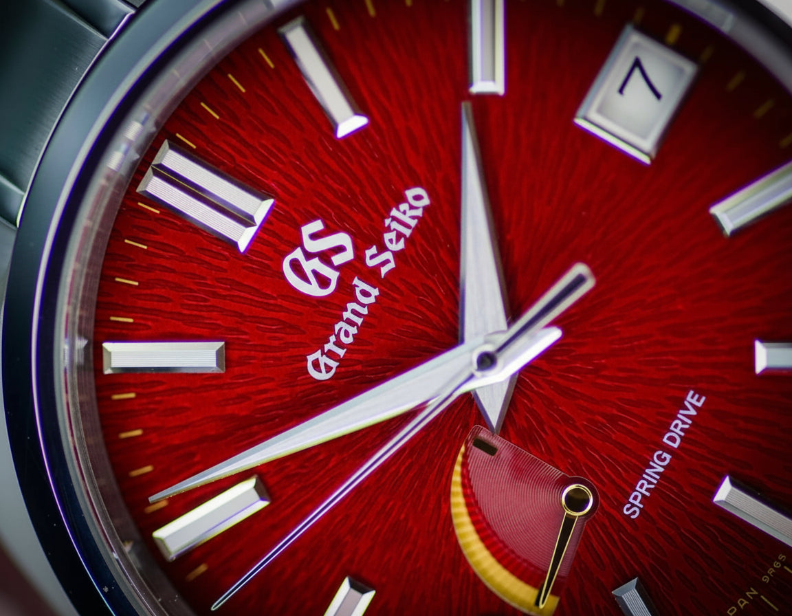 Grand Seiko Heritage Collection Spring Drive Heritage Collection Katana Red Complete BOX SET USA Limited Edition 199/500 Made World Wide