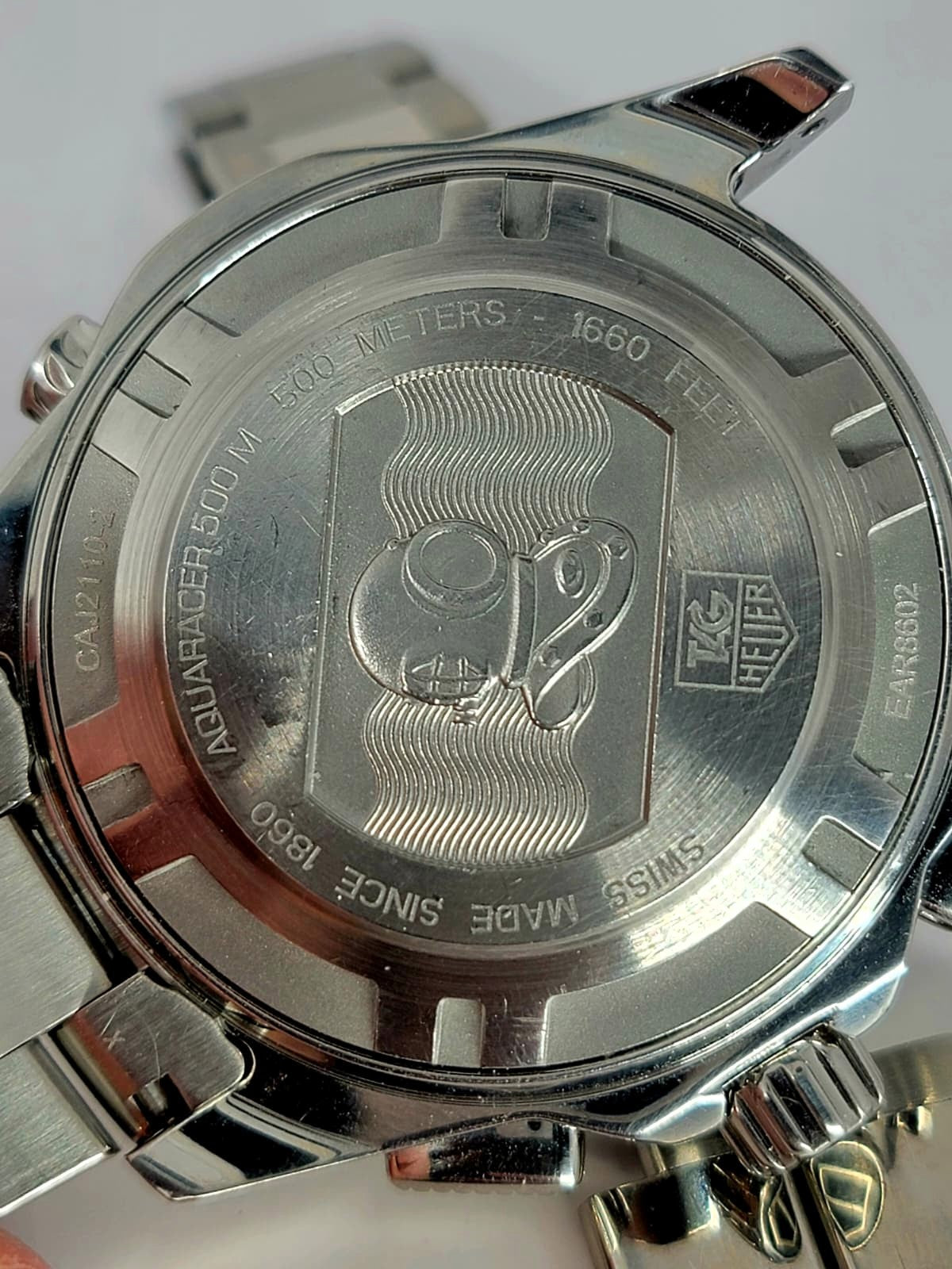 Tag Heuer Aquaracer CAJ2110 Automatic Chronograph Dive Sport Wrist Watch w/Box