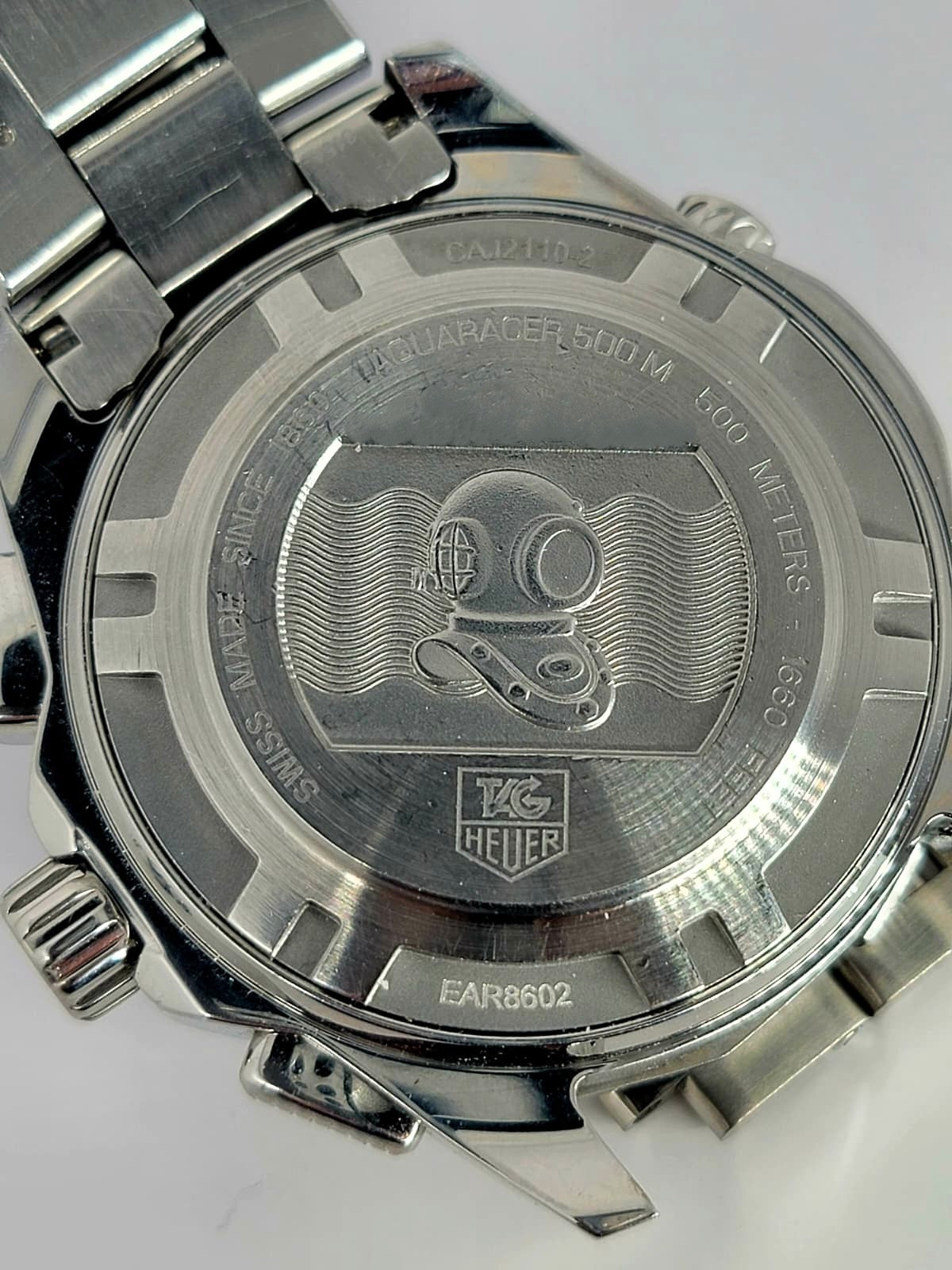 Tag Heuer Aquaracer CAJ2110 Automatic Chronograph Dive Sport Wrist Watch w/Box