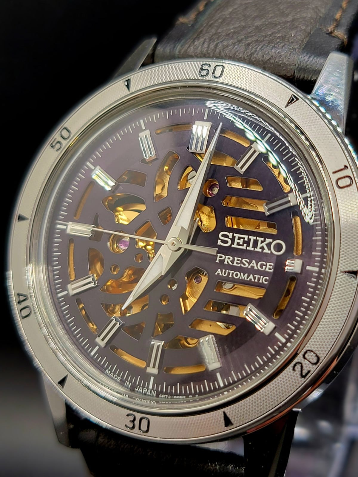 BRAND NEW 2024 SEIKO PRESAGE SSA461J UK EDITION STYLE60'S BIKER 40mm 4R72 MVMNT