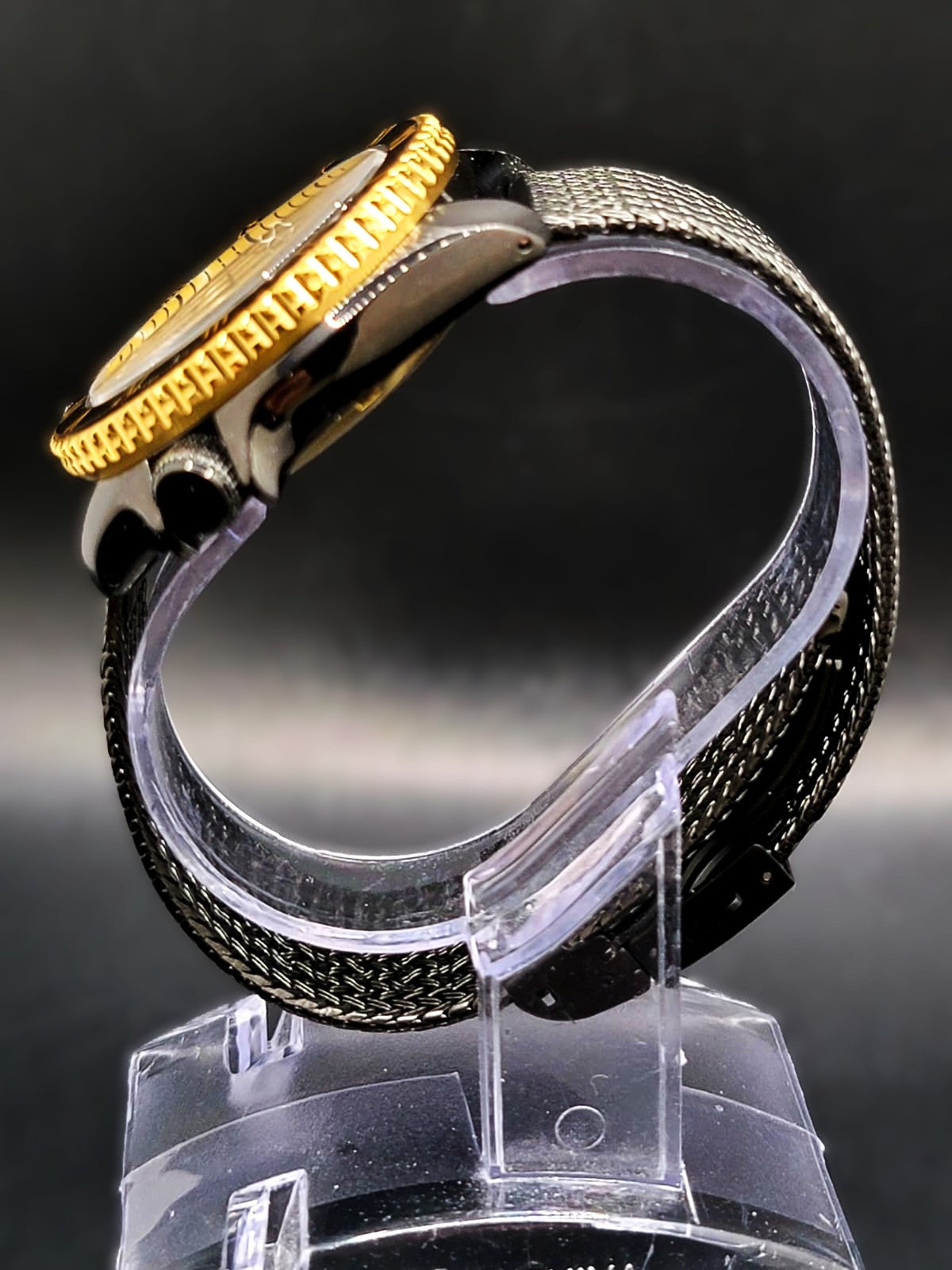 CUSTOM SEIKO MOD BLACK n GOLD