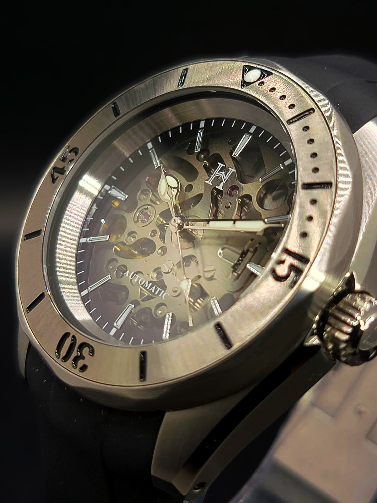 HUIZEN 42MM SKELATON DIAL
