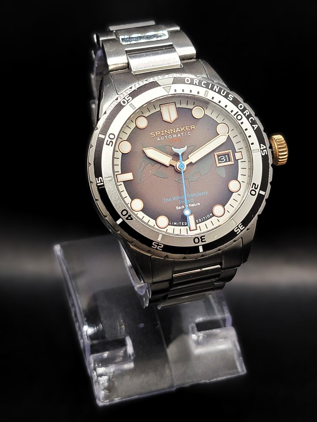 Spinnaker Hass Automatic Whale Sanctuary Project Limited Edition