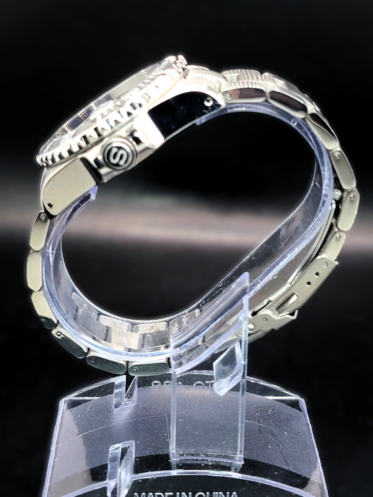 CUSTOM PREMIER SEIKO MOD - VERTICAL BLUES - AUTOMATIC