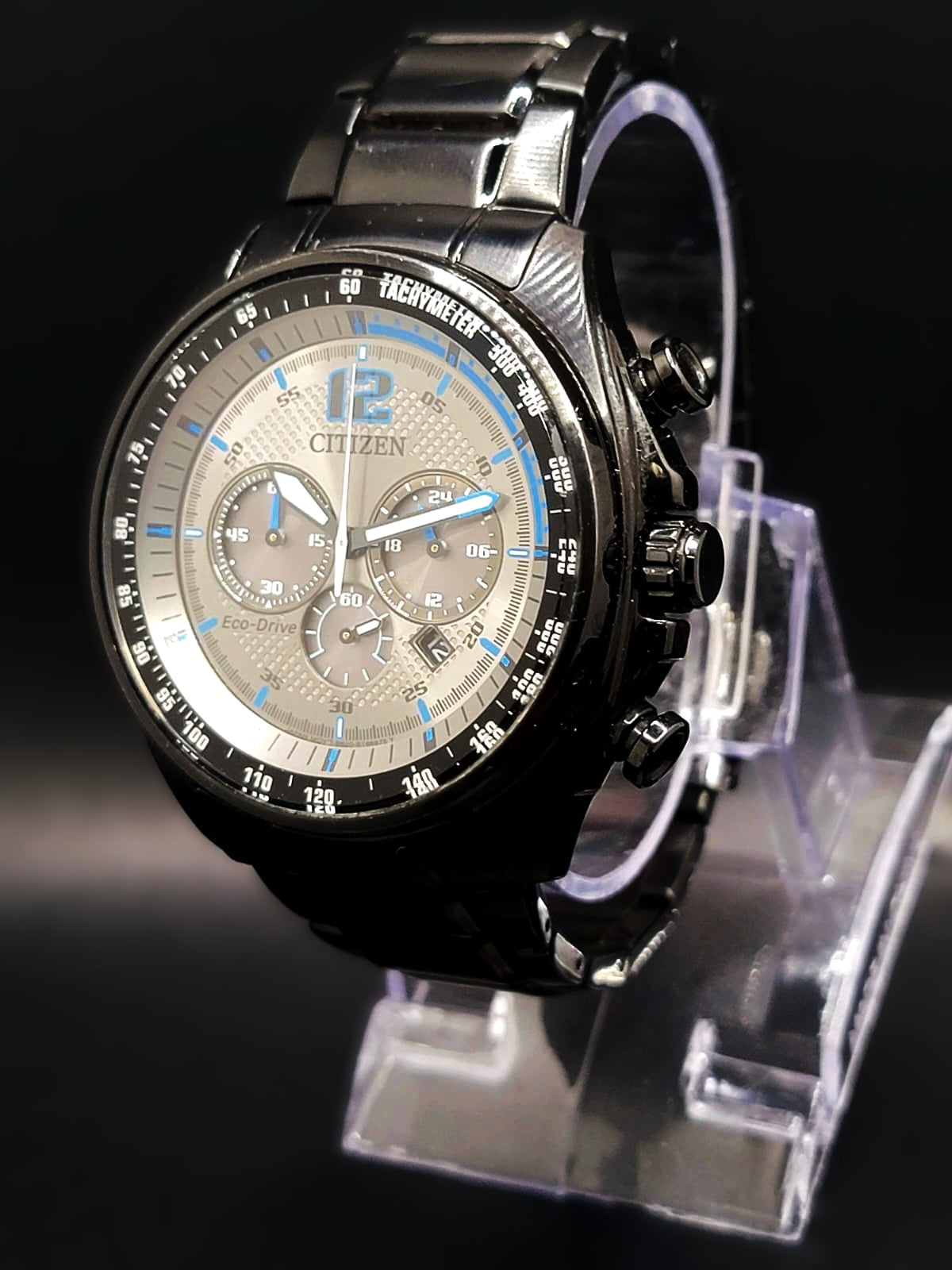 Citizen B620-S105854 Eco-DRIVE Mens Black/Blue Solar Watch