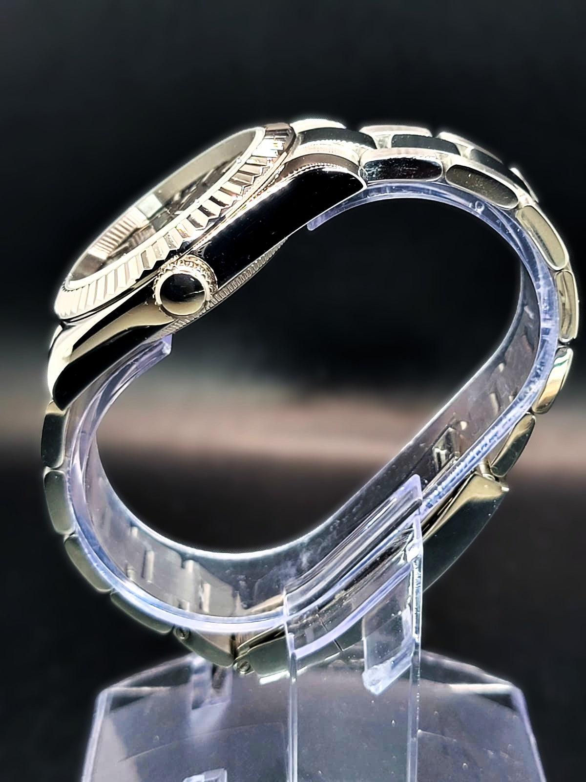 CUSTOM SEIKO MOD - NAVY BLUE - DATEJUST CASE - AUTOMATIC