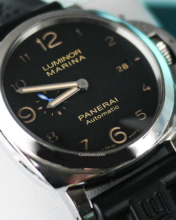 Panerai Luminor Marina 1950 3 Days 44MM Black Dial Rubber Strap (PAM01359)