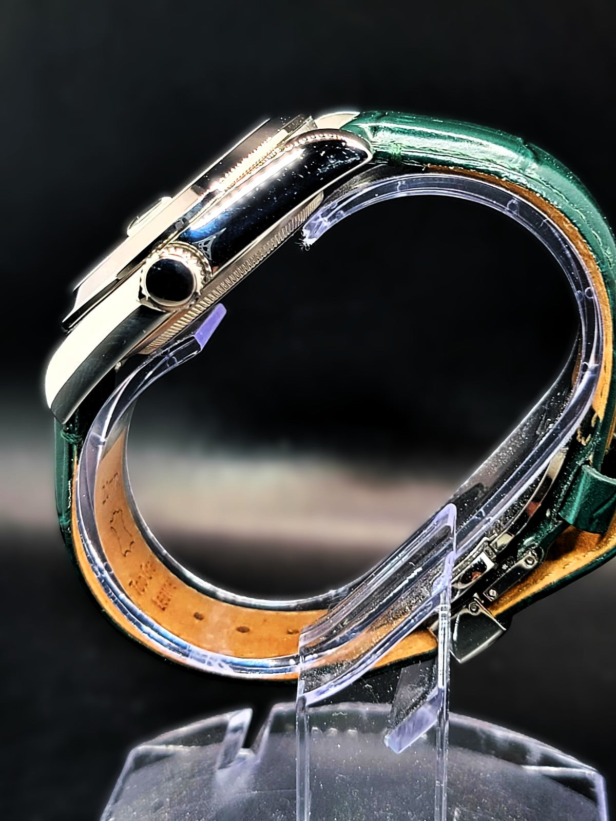 CUSTOM SEIKO MOD - HUNTER GREEN - DATEJUST CASE - AUTOMATIC