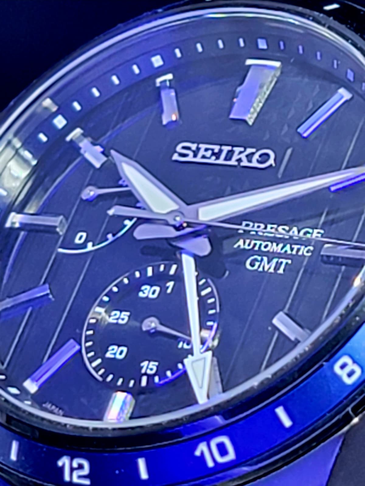 Seiko Presage Sharp Edged Series Zero Halliburton Limited Edition automatic GMT watch (ref. SPB271J1). #40/600