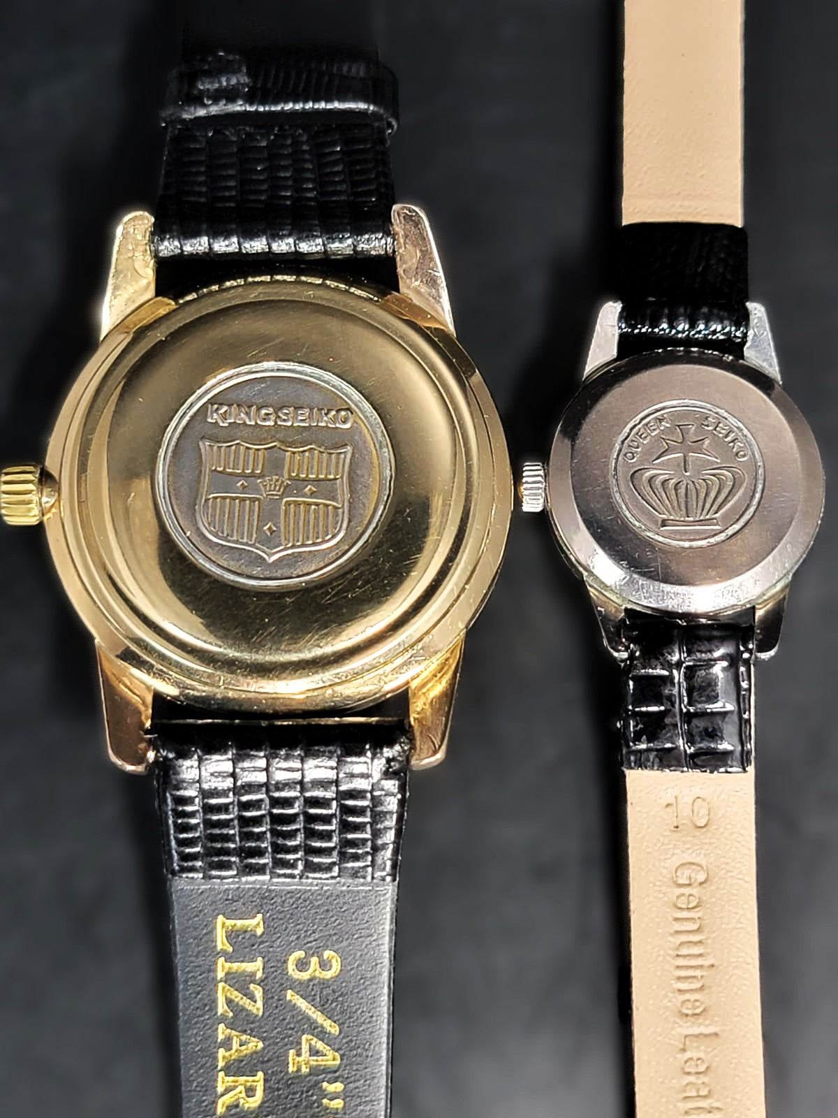 NEAR MINT 1965 King Seiko and Queen Seiko SET from Tokyo's Flagship Store Waco - Seiko Store