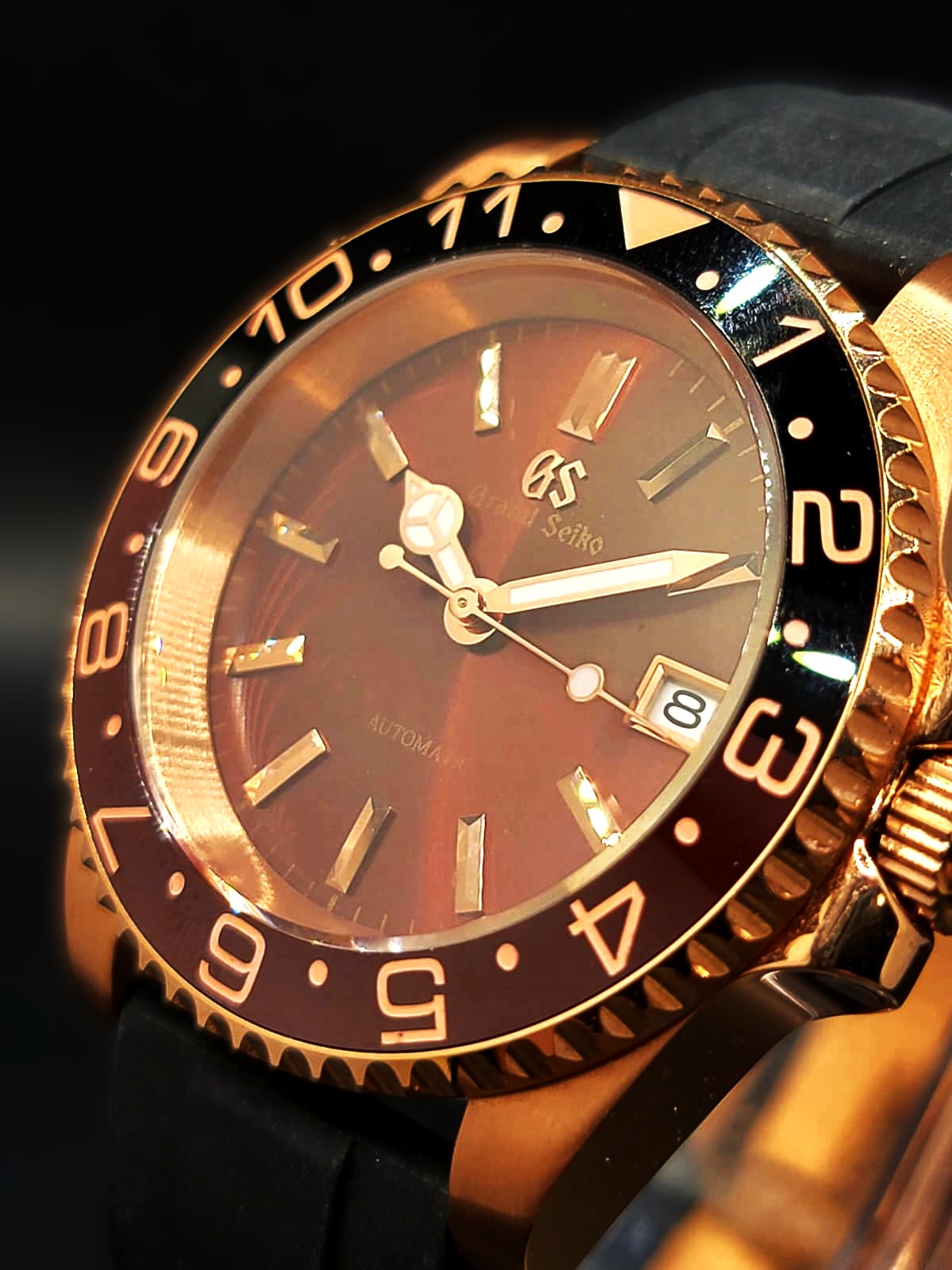 CUSTOM MOD GRAND SEIKO ROSE GOLD NH35