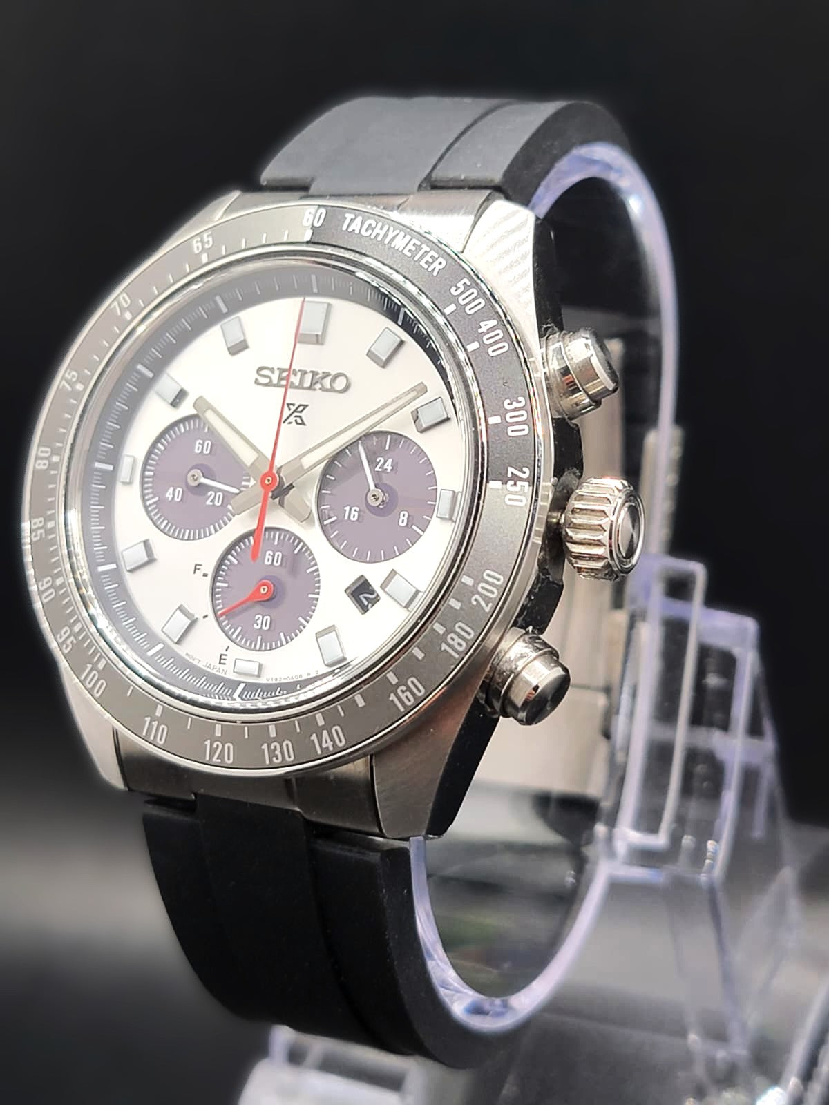 Seiko Prospex Speedtimer Solar Chronograph watch, model reference SSC911