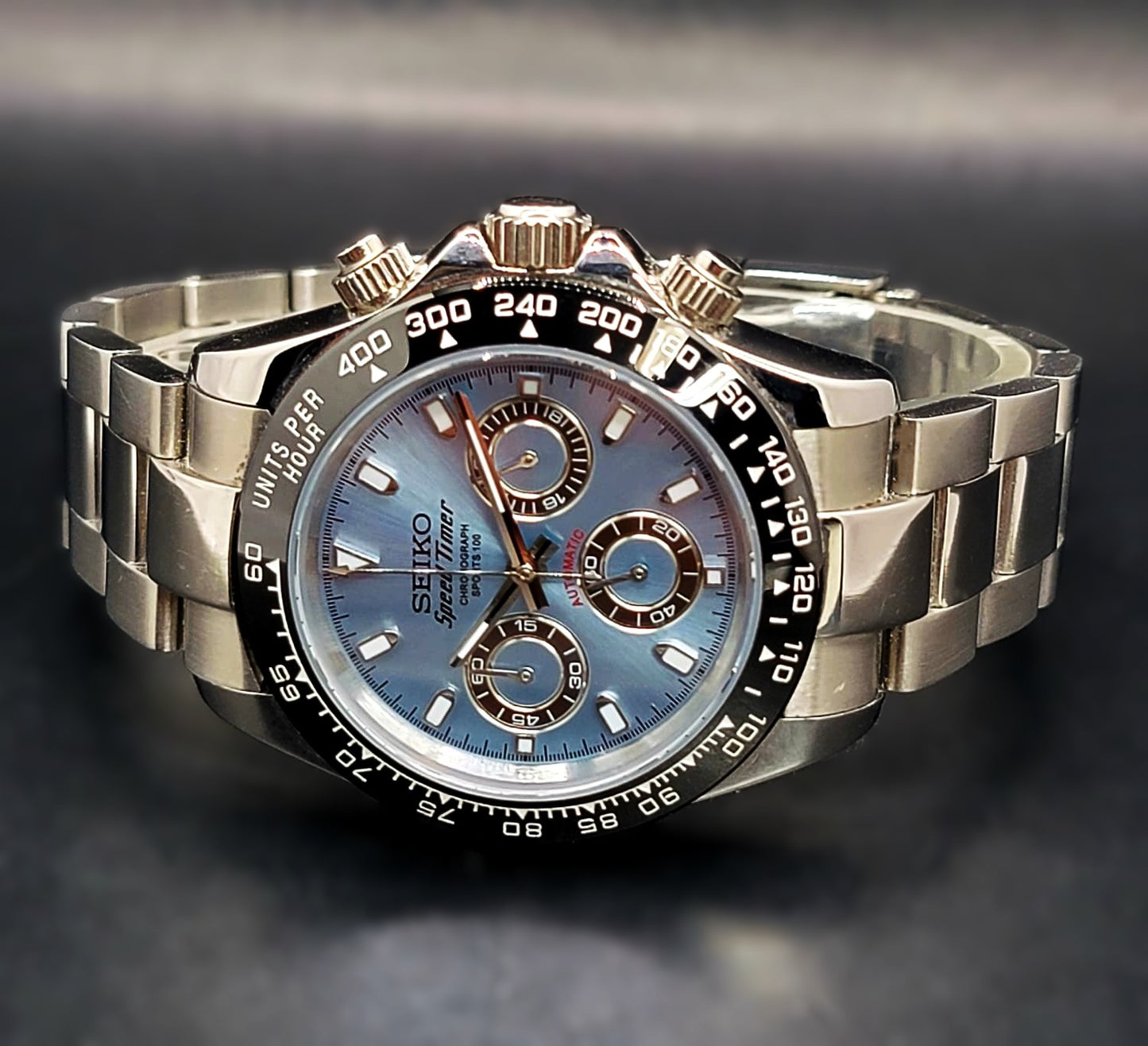 SEIKO BLUE SPEEDTIMER CHRONO