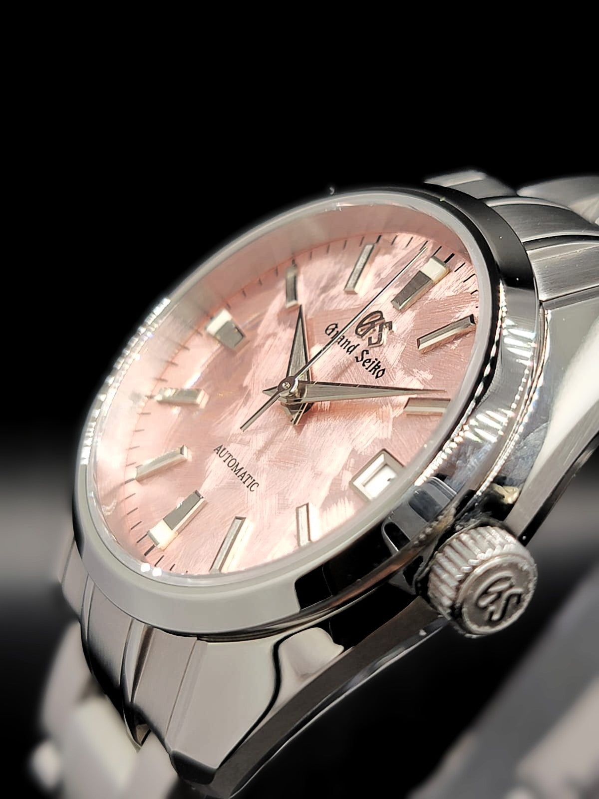 **LIMITED RUN** CUSTOM MOD GRAND SEIKO SHUNBUN - SAKURA PINK 36MM NH35 AUTO EXHIBITION CASEBACK **BUILD TO ORDER, SERIOUS INQUIRIES ONLY PLEASE!**