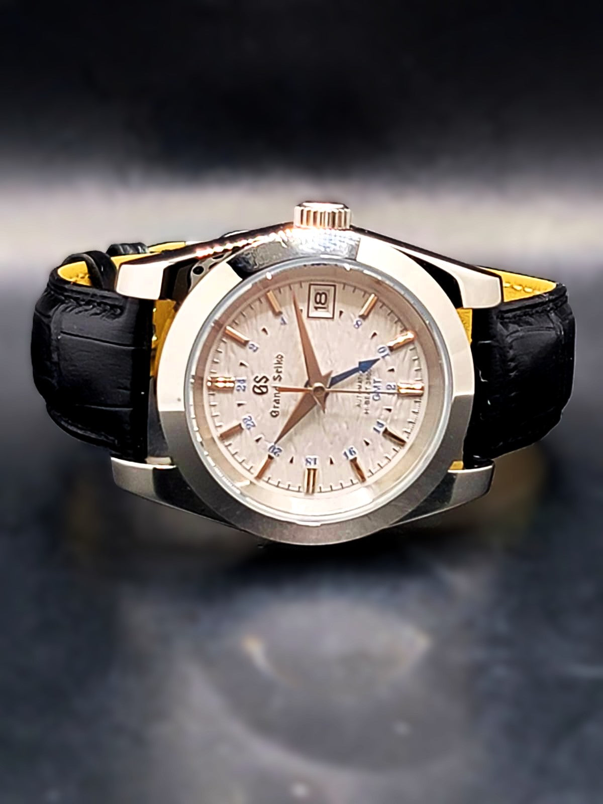 CUSTOM MOD Grand Seiko Heritage White Textured GMT