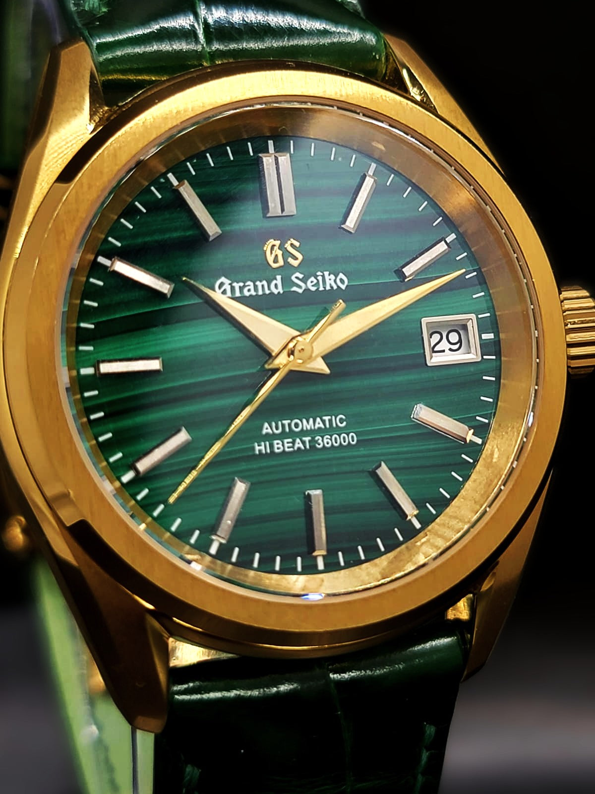 **BRAND NEW PREMIER** CUSTOM MOD 38MM (GRAND SEIKO NATURES GREENSCAPE) NATURAL STONE DIAL AUTOMATIC NEW **BUILD TO ORDER, SERIOUS INQUIRES ONLY PLEASE**