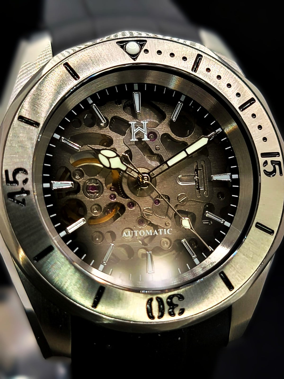 HUIZEN 42MM SKELATON DIAL