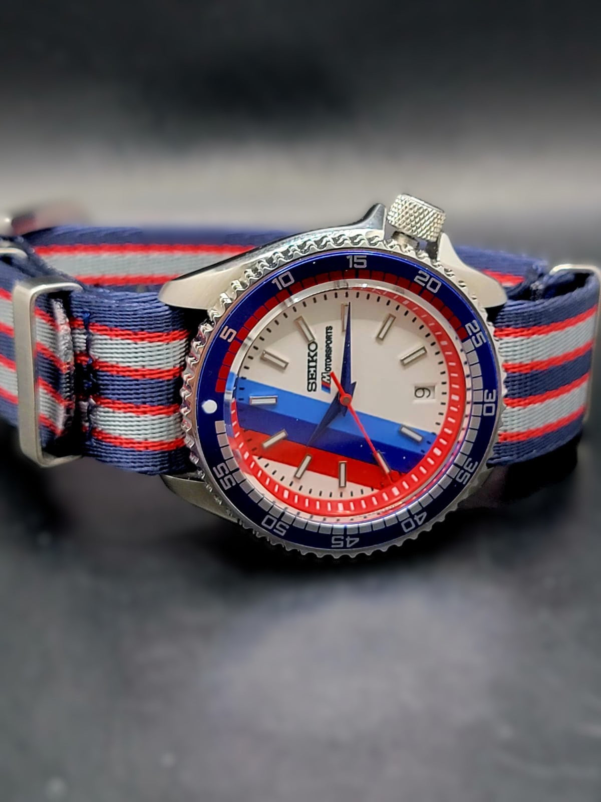 SEIKO MOTORSPORTS CUSTOM MOD Automatic on NATO