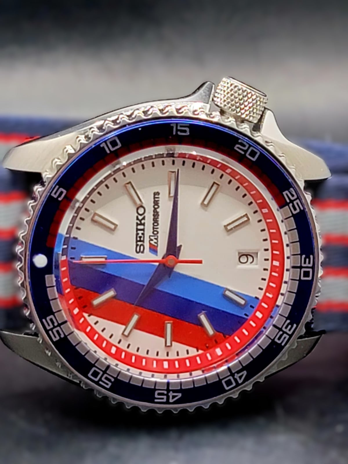 SEIKO MOTORSPORTS CUSTOM MOD Automatic on NATO